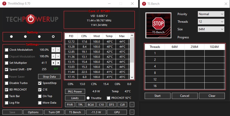 tsbench