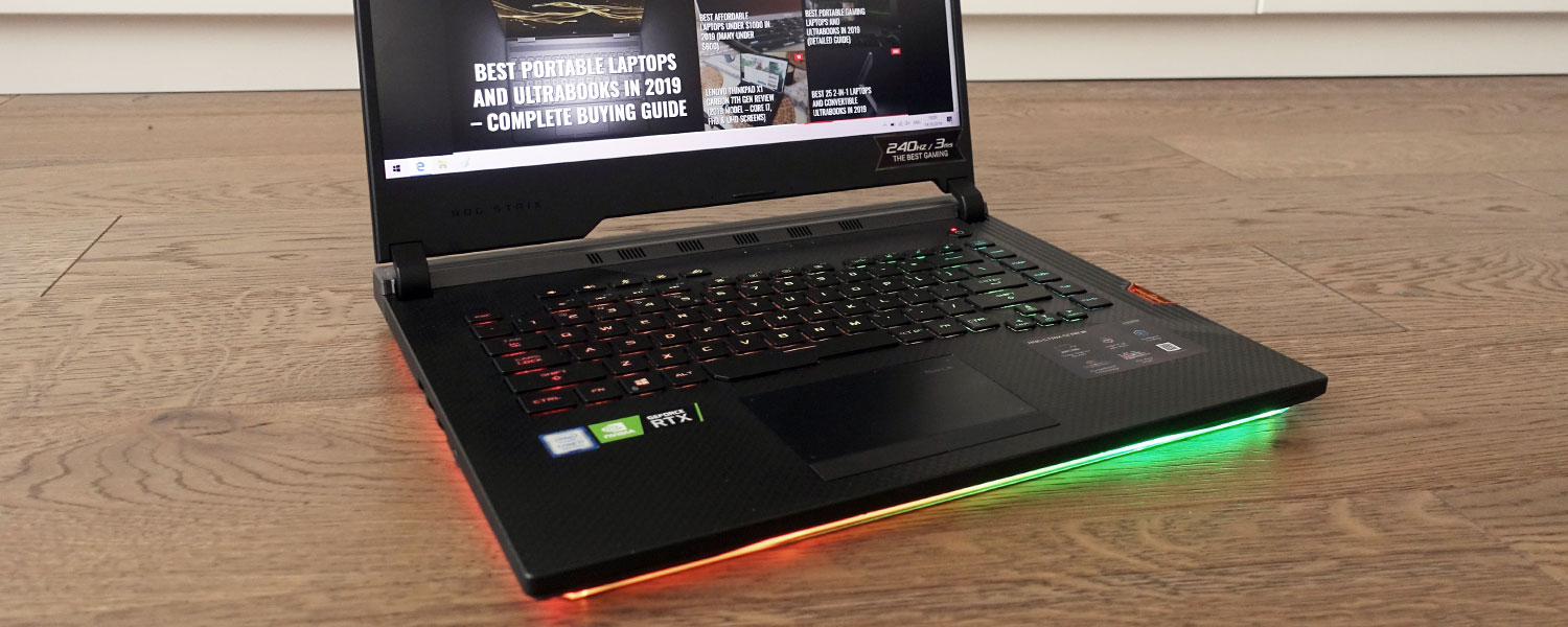 Asus ROG Strix Scar III G531 review (G531GW – Core i7, RTX 2070, 240Hz screen)