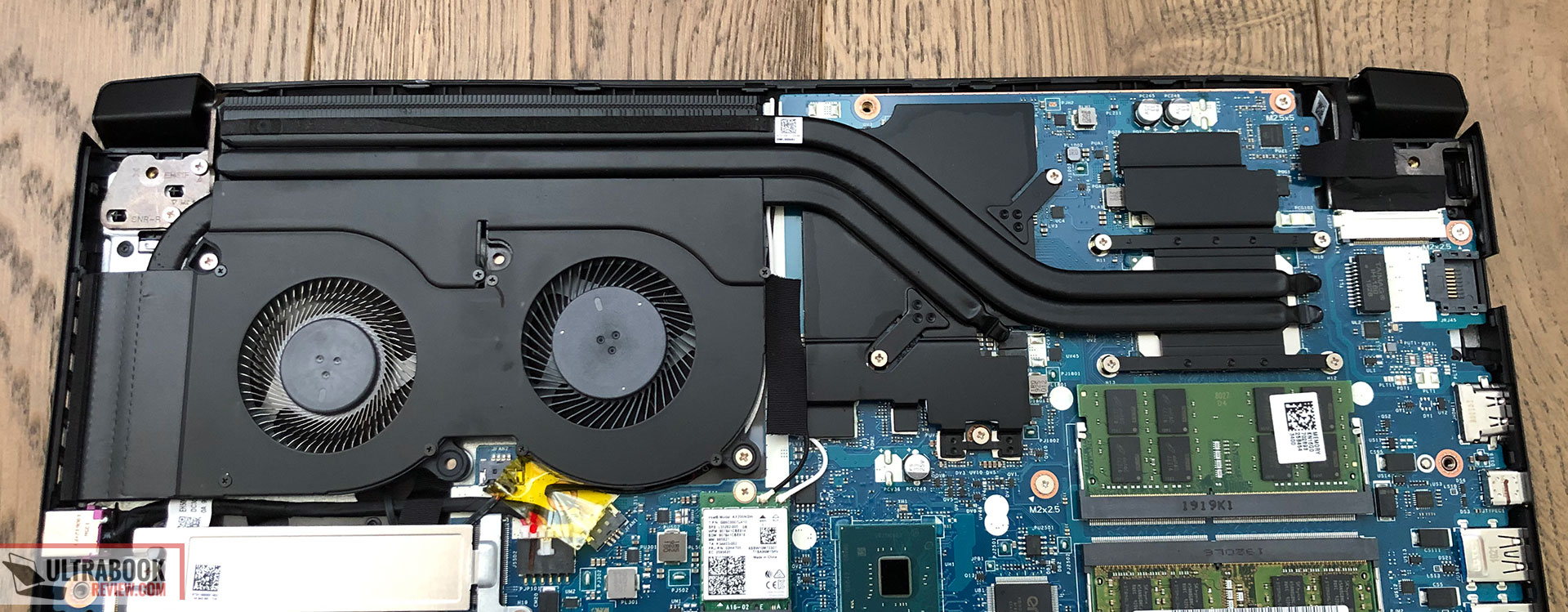 Acer ConceptD 5 Pro - thermal module and cooling