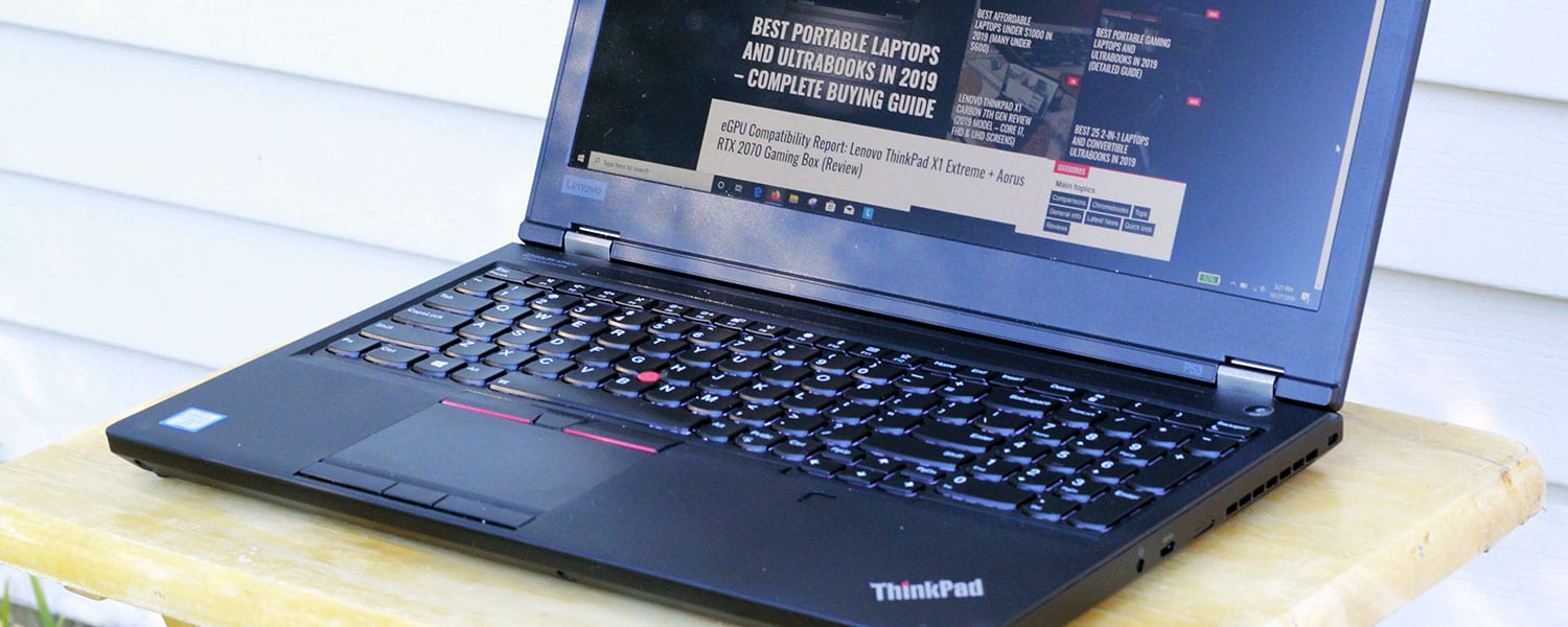 specielt gys Tyr Lenovo ThinkPad P53 Review (Core i7-9850H, Quadro RTX 5000)