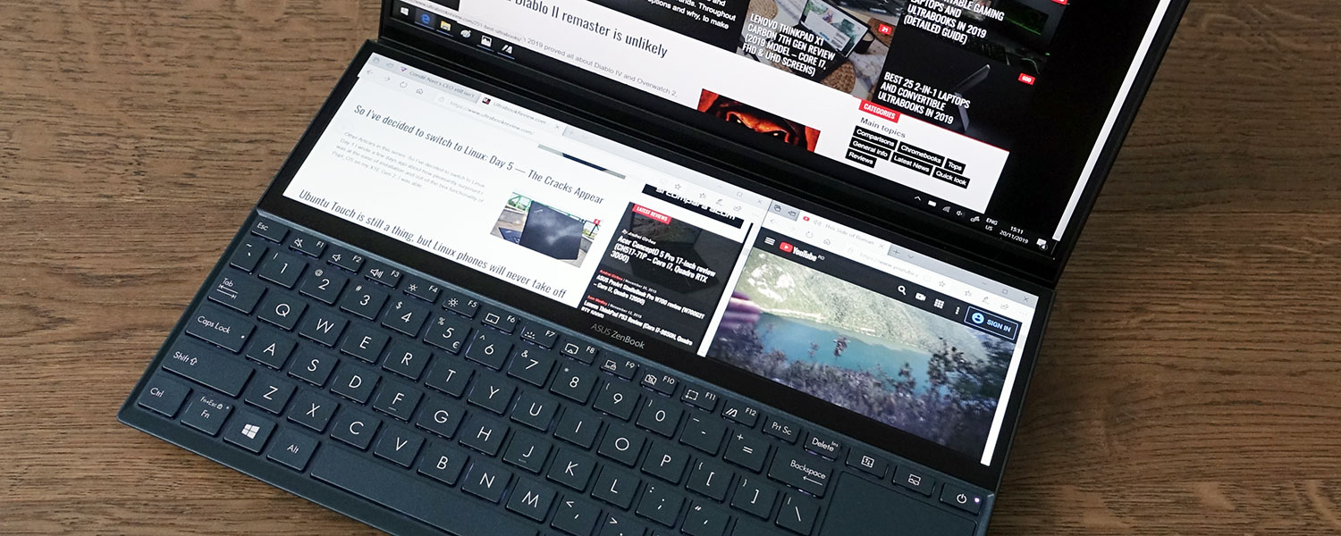 Asus ZenBook Duo UX481FL review (Core i7, Nvidia MX250) – the dual-screen ultrabook