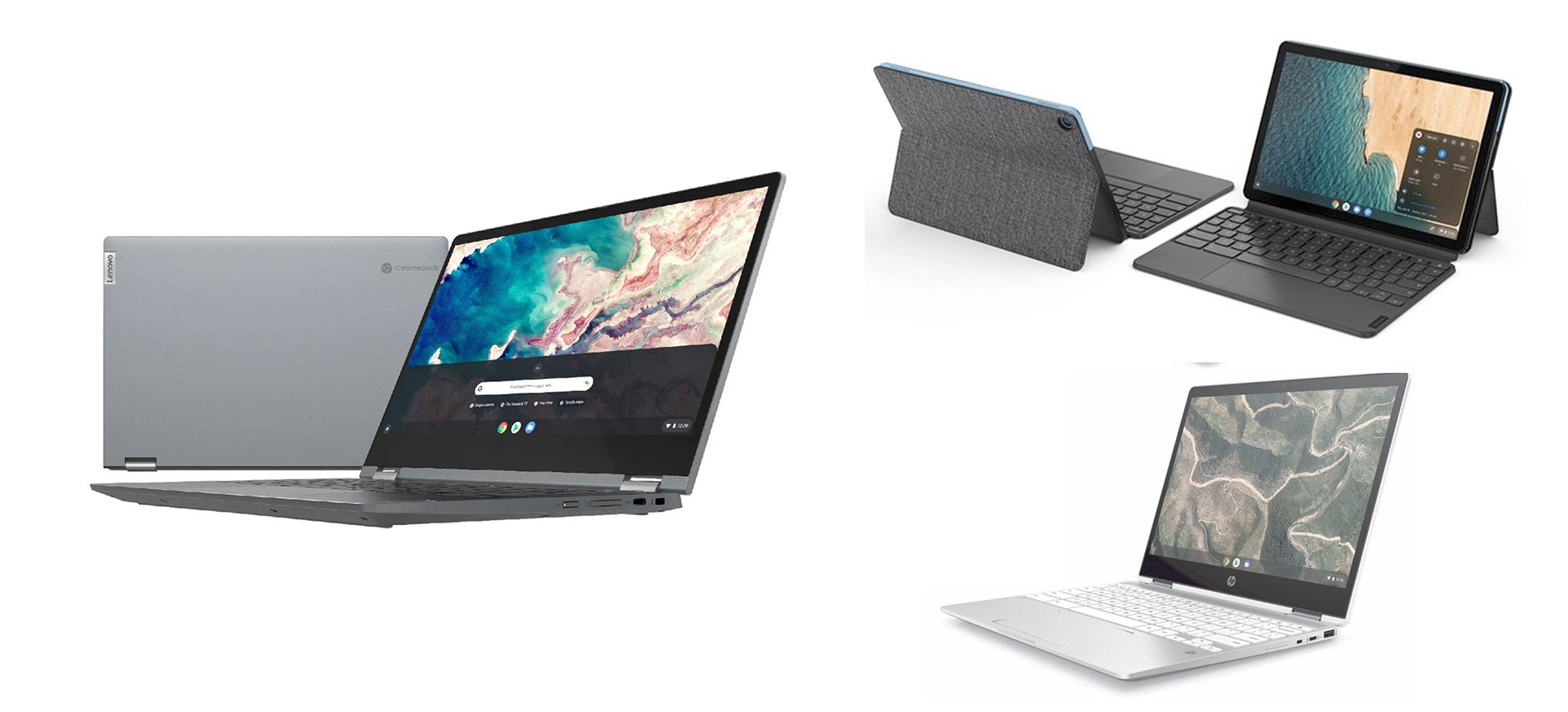 Budget 2-in-1 Chromebooks: Lenovo Flex 5, Lenovo Duet and HP X360 12