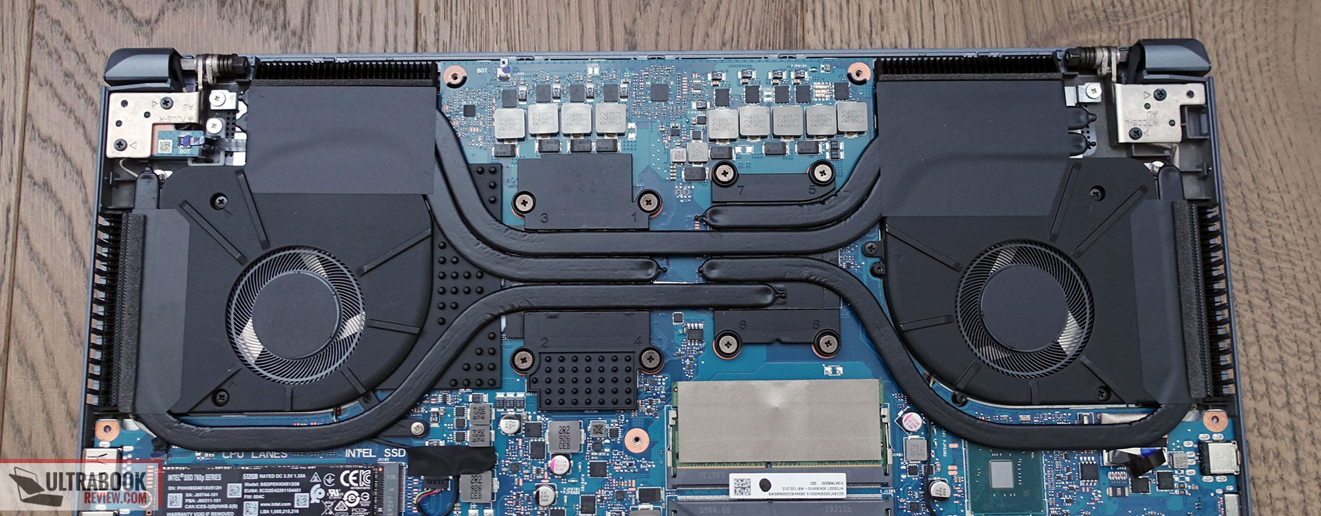 Asus StudioBook ProW700 - cooling, thermal module