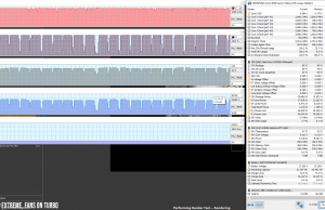 perf temps cinebench stock extreme fans turbo