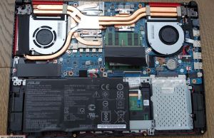 Asus TUF Gaming FX505DV - internals and disassembly