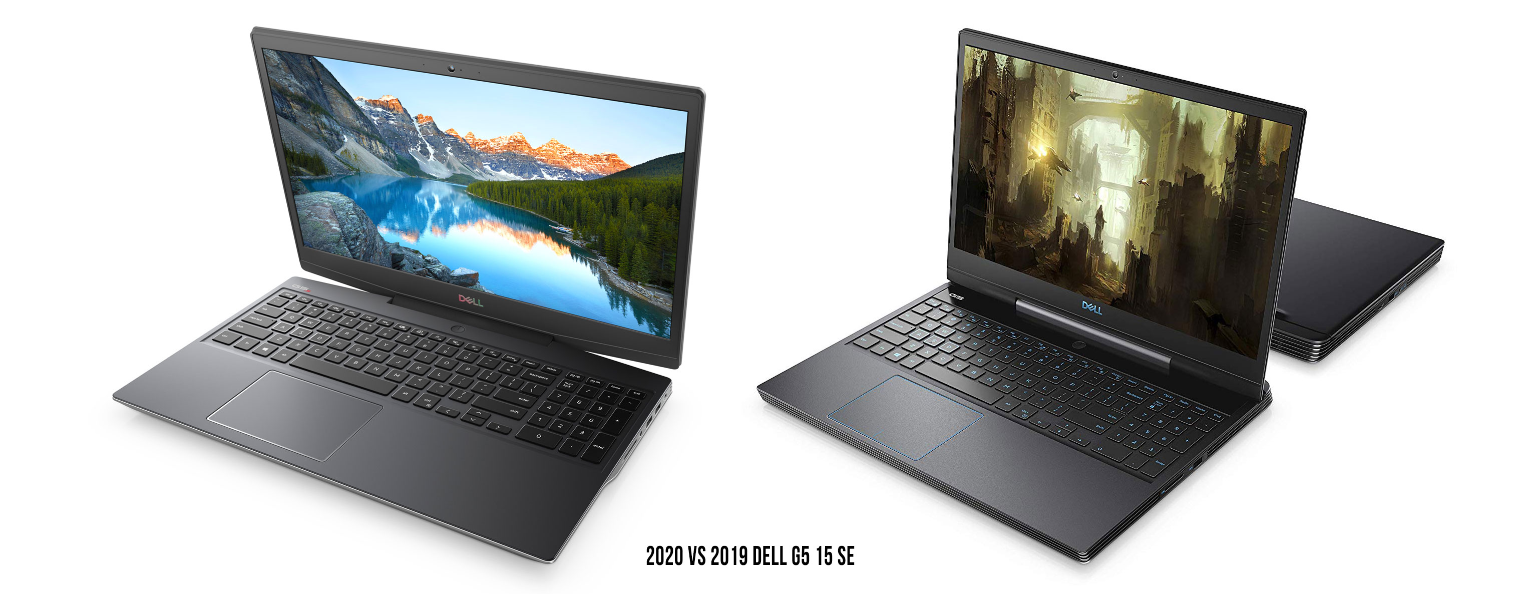 2020 Dell G5 15 (left) vs 2019 version (right)