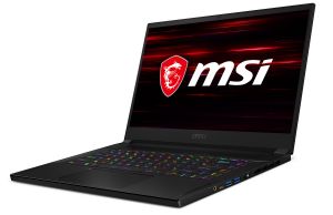 MSI GE66 Stealth - interior design and keyboard