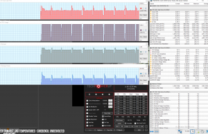 perf temps cinebench uv 1