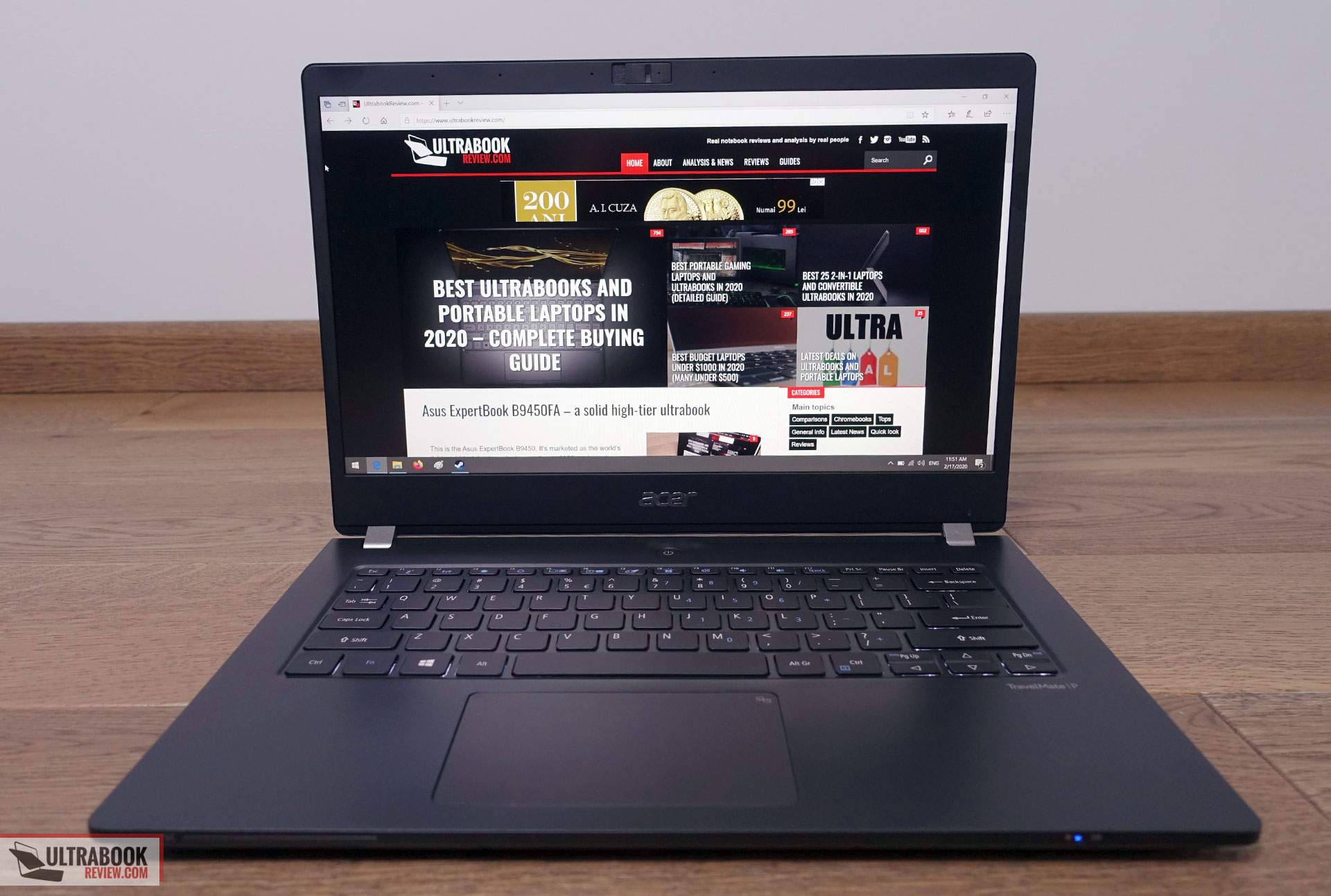 Acer TravelMate P6 P614 review - competitively priced business