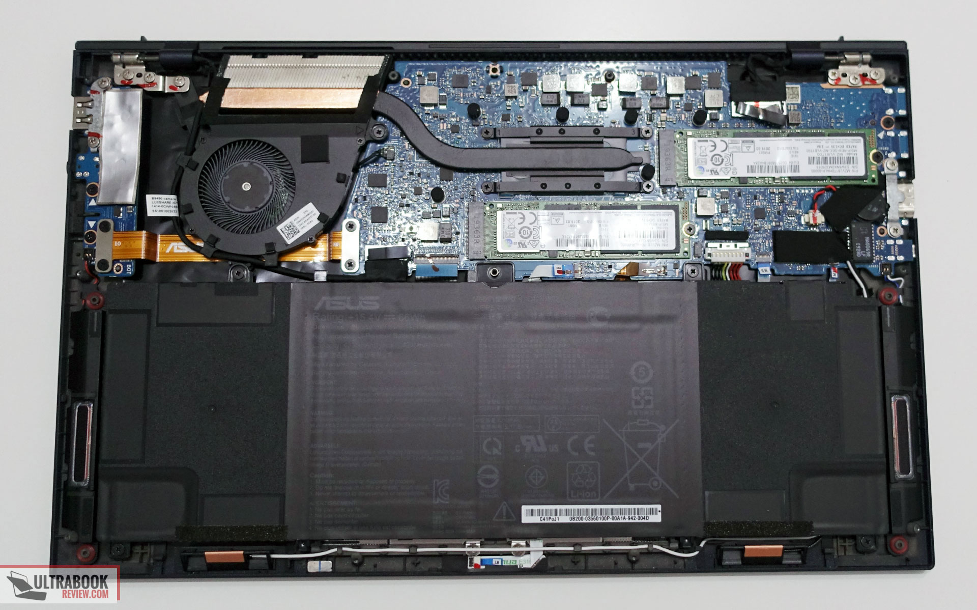 Asus ExpertBook B9450 internals and disassembly
