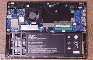 Acer TravelMate P6 P614 internals and disassembly