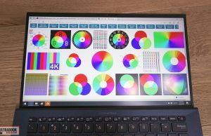 Asus ExpertBook B9450FA - screen colors