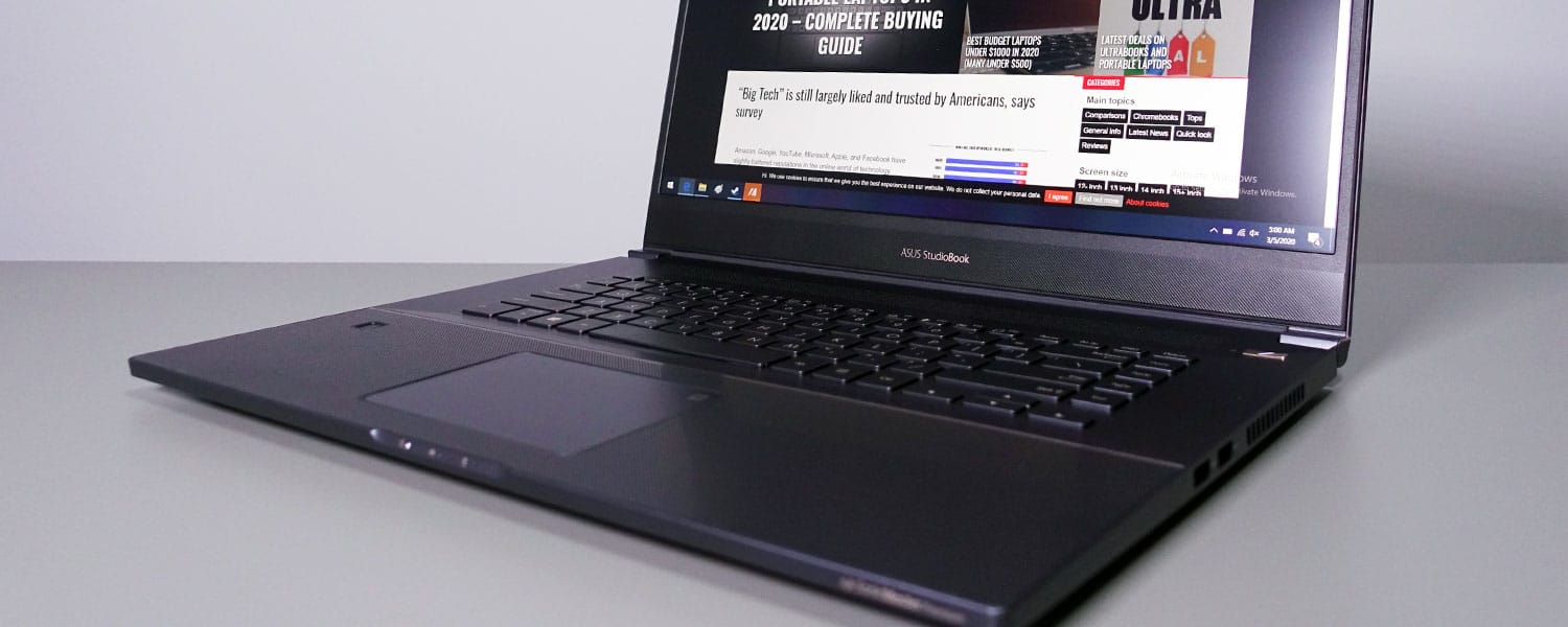 ASUS ProArt StudioBook 17 H700GV review (Xeon E-2276M, RTX 2060)