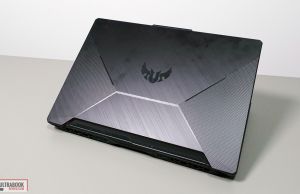 Asus TUF Gaming A15 - Bonfire Black exterior