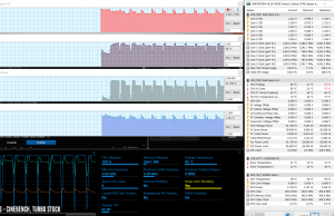 perf temps cinebench stock turbo