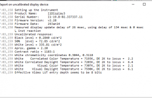 120hz screen report default
