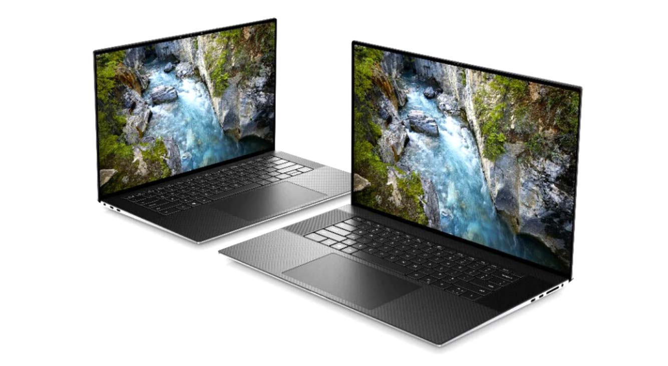 XPS 15 9500 (left) and XPS 17 9700 (right) 2020 models