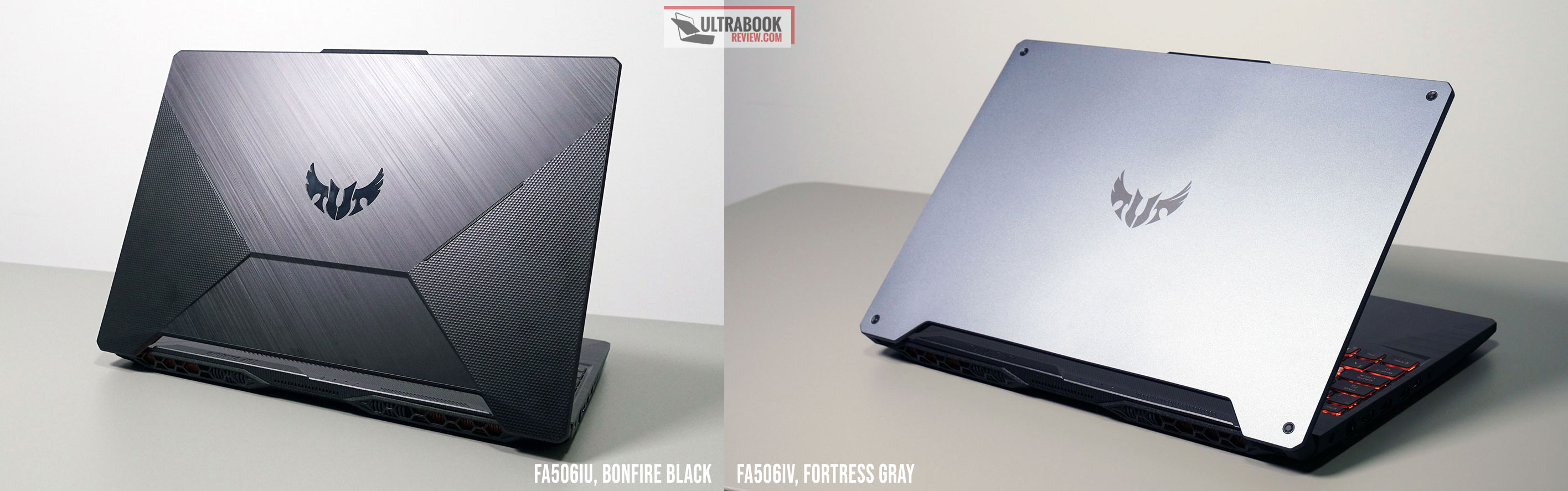 Asus TUF A15 comparison: FA506IV (Ryzen 7, RTX 2060) vs FA506IU