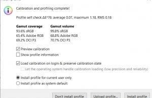 screen xrite summary