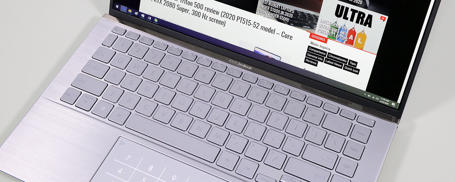 Asus ZenBook 14 UM433IQ review (AMD Ryzen 7 4700U, Nvidia MX350)
