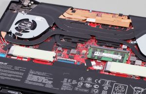 Asus Zephyrus S15 - memory and storage