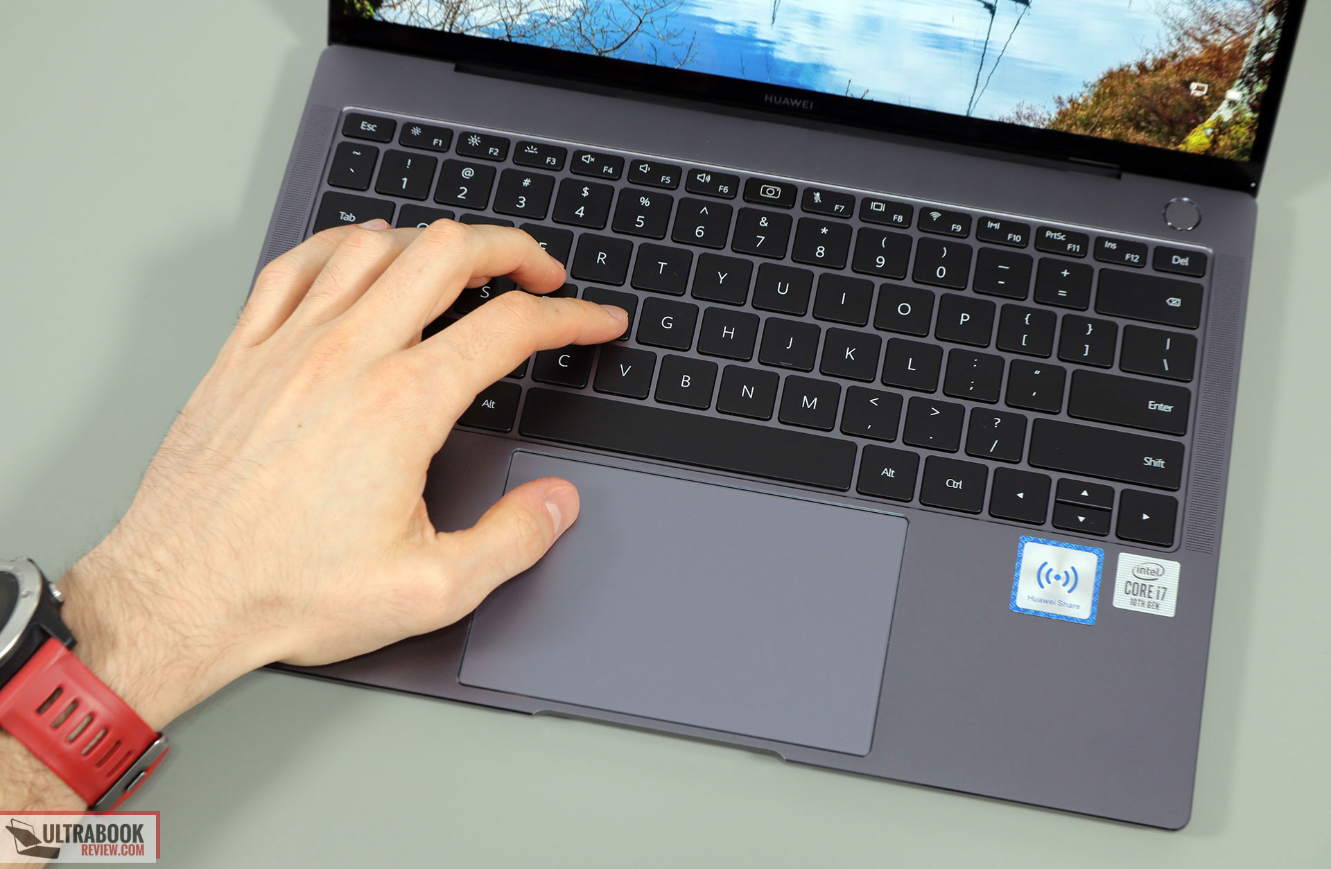 2020 Huawei MateBook X Pro keyboard