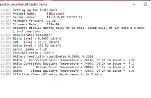 screen report default