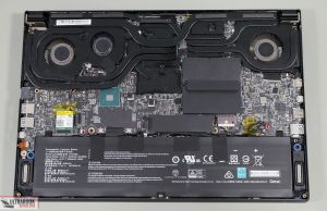 MSI GS66 Stealth internals and disassembly