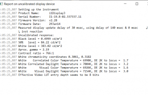 screen panel report default