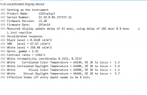 screen report default