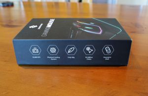 Side of the Zephyr Gaming Mouse box