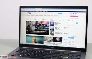 Asus VivoBook S15 M533IA - screen bezels