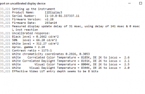 screen report default