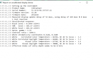 screen report defauklt