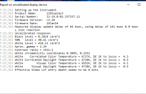 screen secondary report