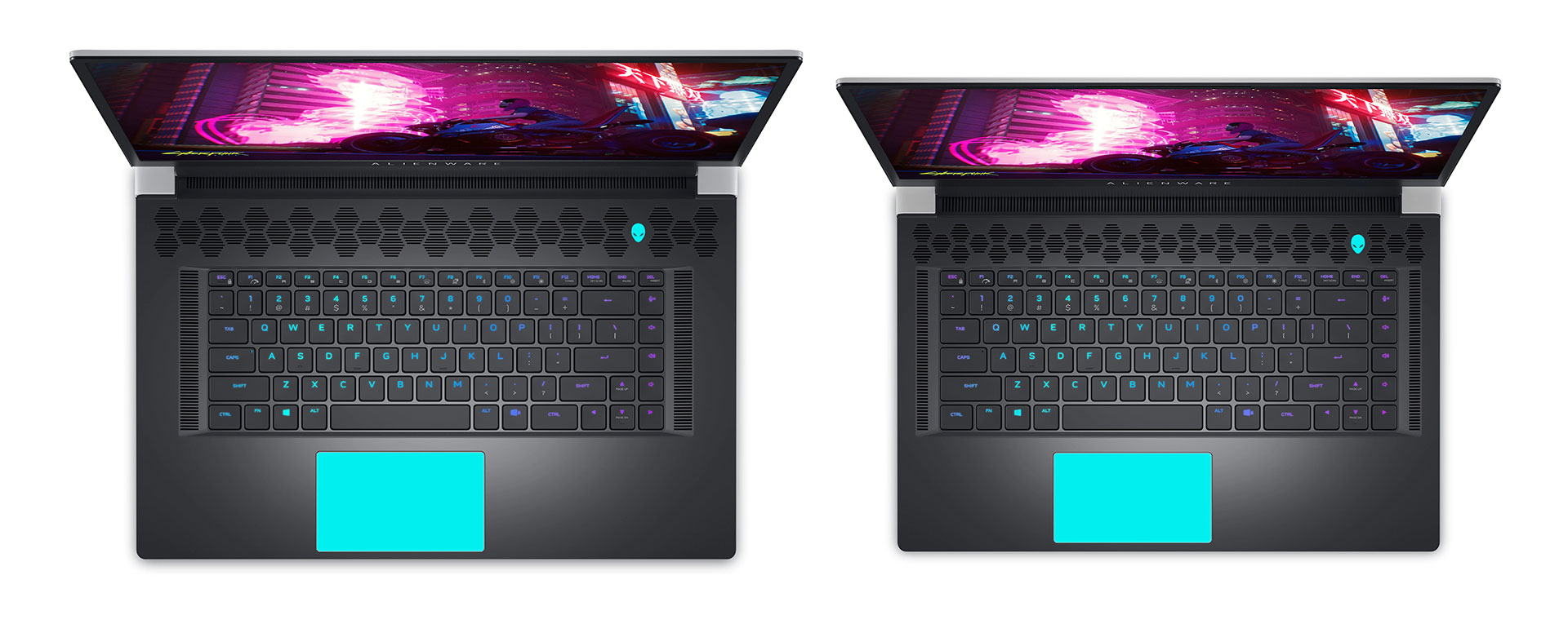 Alienware X15 and X17 - keyboard and RGB clickpads