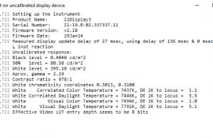 screen report