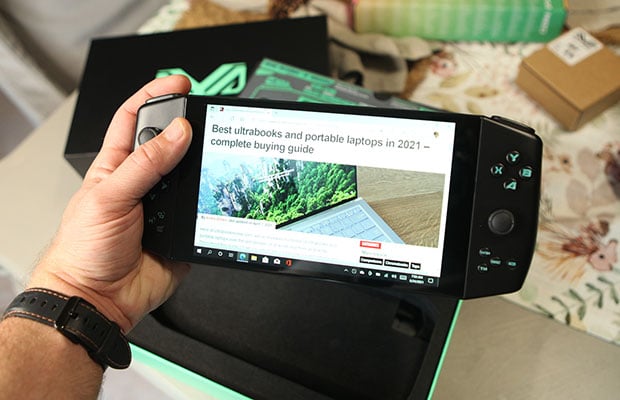 Aya Neo review - AMD Ryzen handheld gaming device