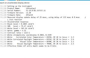 screen profile default