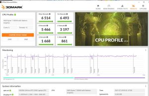 tuf 115 3dmark cpu