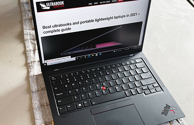 Lenovo X1 Carbon review (gen 9 - Core i7, 16:10 display)