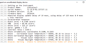 screen report default 3