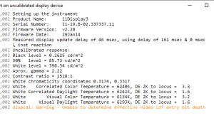 screen report default