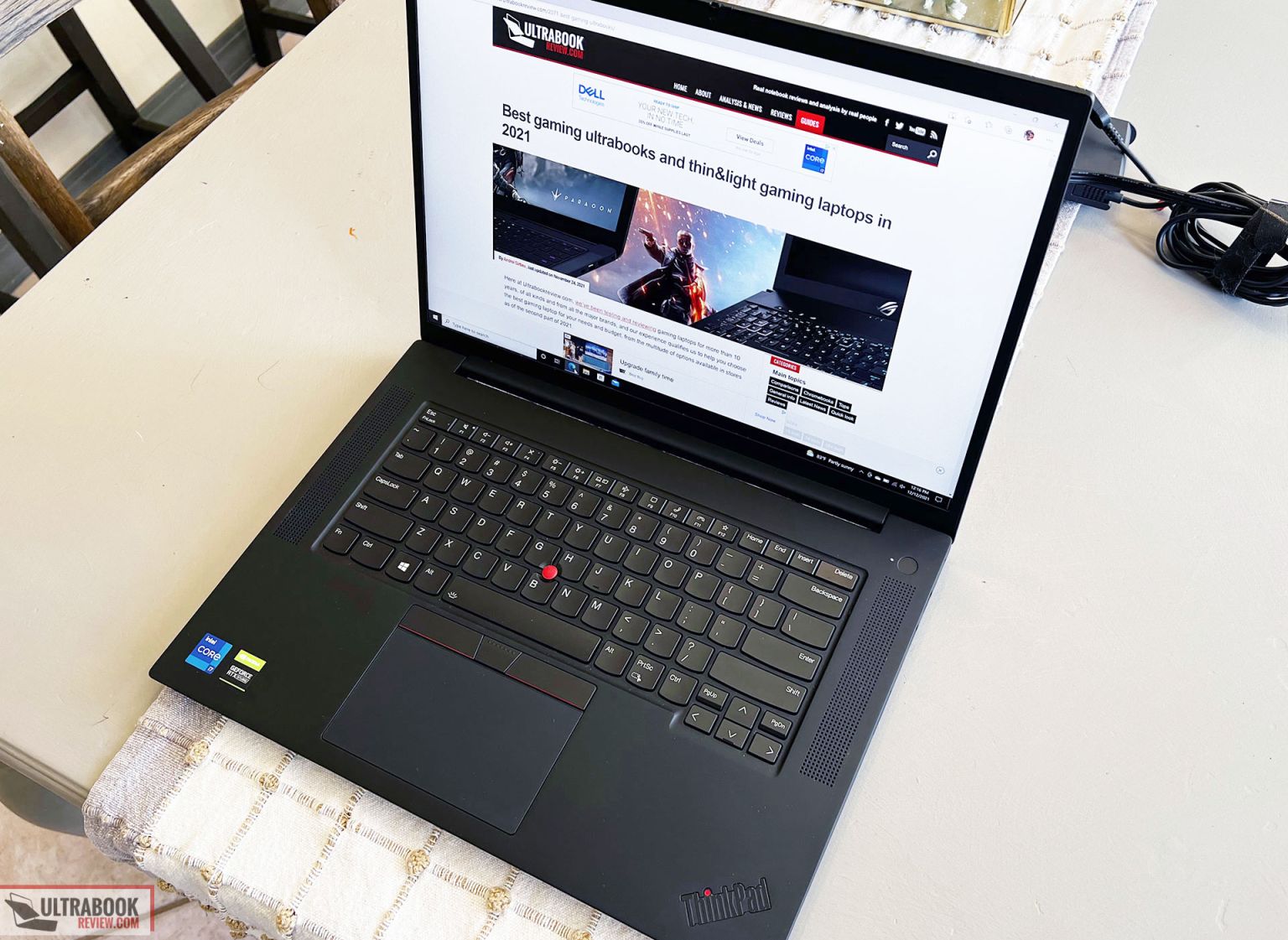 Lenovo Thinkpad X1 Extreme review (gen 4, 16inch, Intel i7+ RTX 3060)