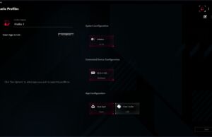 Asus Armoury Crate Scenario Profiles