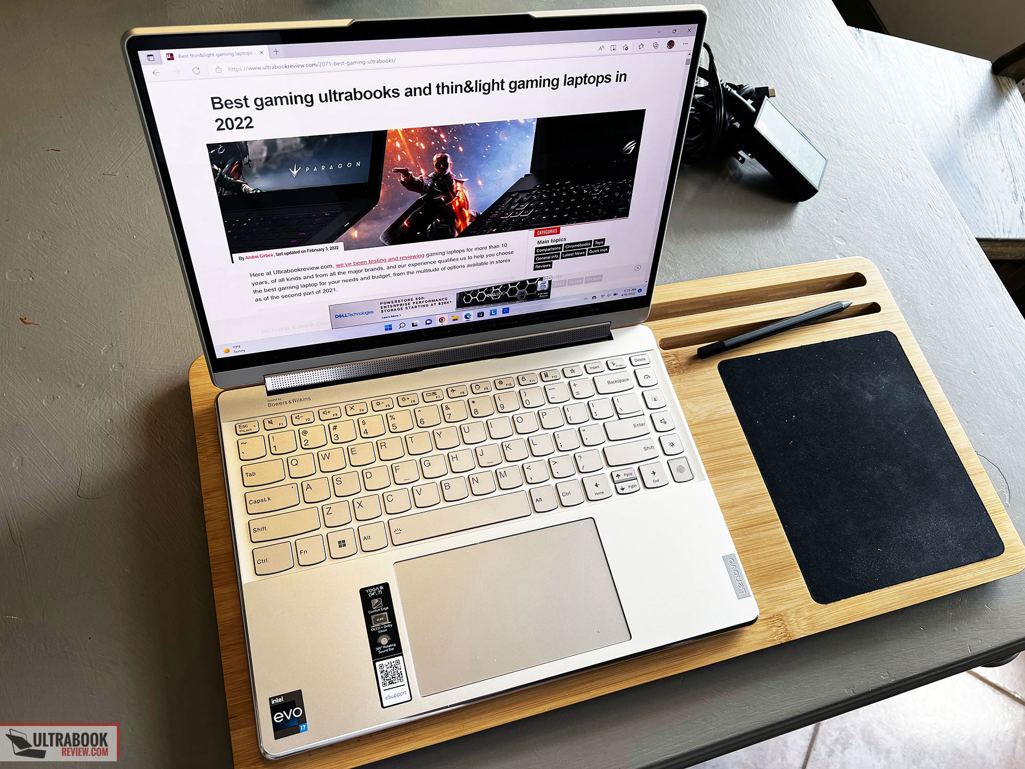 Lenovo Yoga 9i review (Intel Core i7, OLED) - premium build, excellent audio