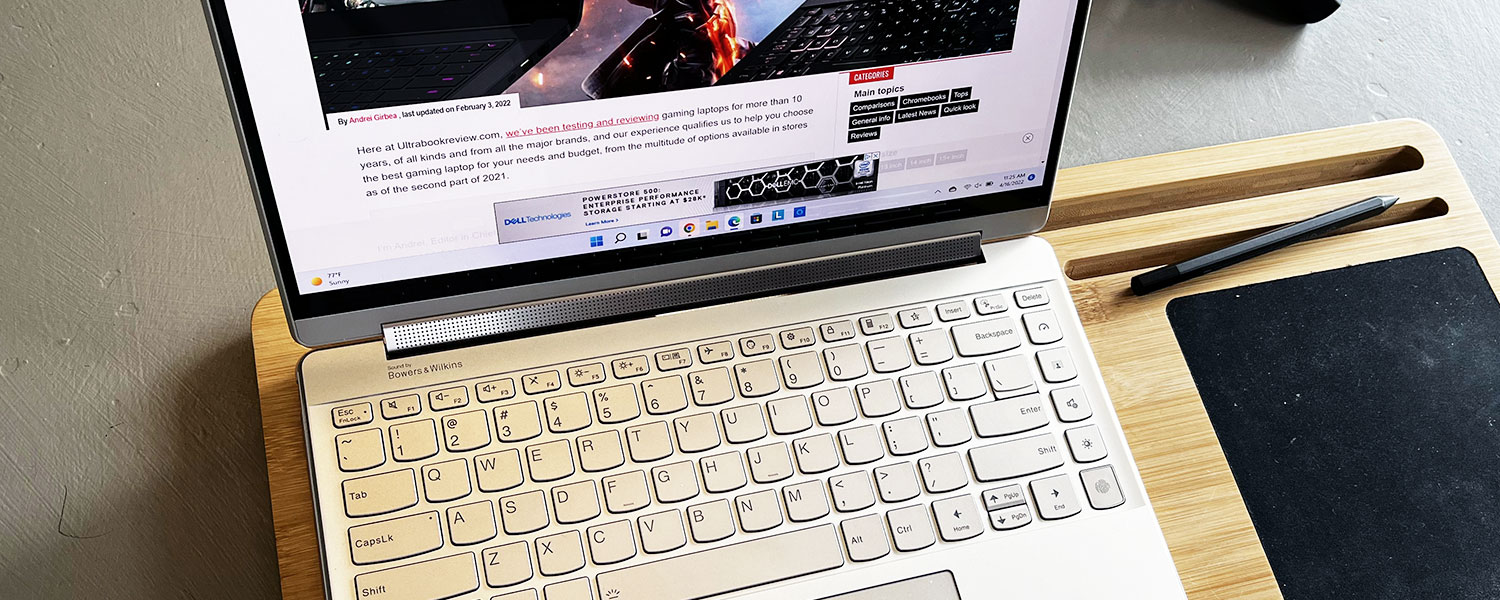 Lenovo Yoga 9i review (Intel Core i7, OLED) - premium build, excellent audio