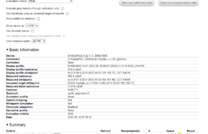 screen report calibrated multizone