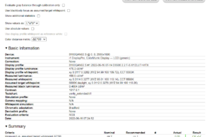 screen report calibrated singelzone