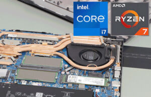 AMD Ryzen7 6800 Intel Corei7 12700h başparmak